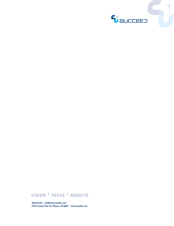 Letterhead Design for CU Succeed