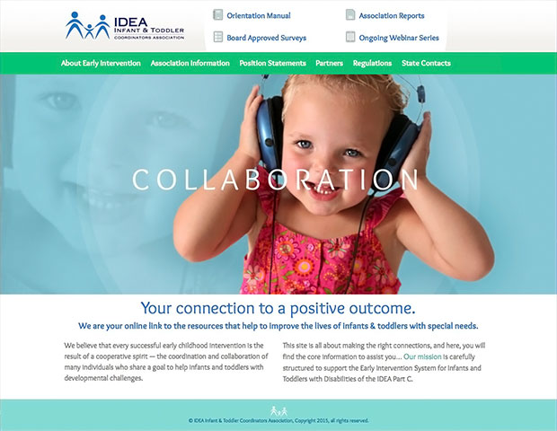 Part C Idea Infant Toddler Website Homepage