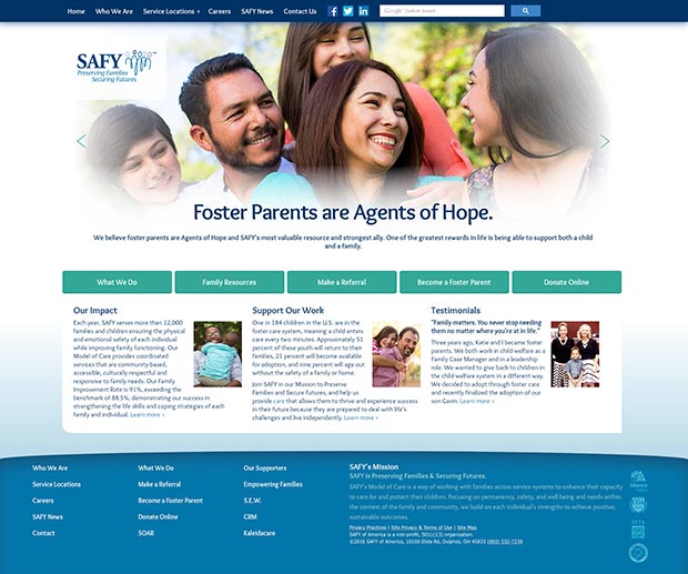 SAFY Website Homepage